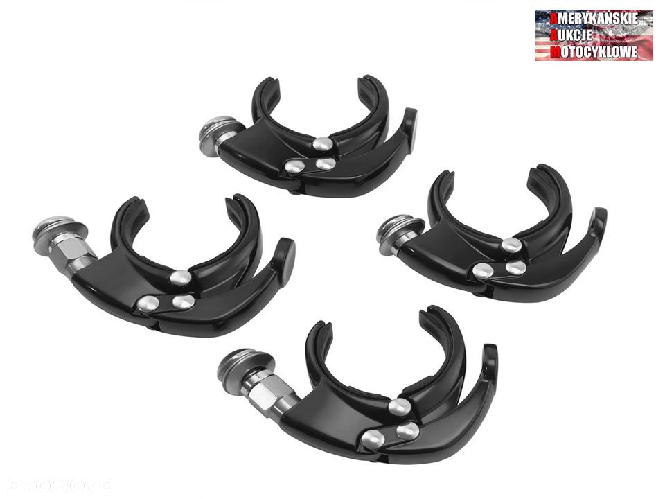 Owiewka, czarna, wysoka dla Harley Davidson Dyna Street Bob FXDB Low Rider FXDL - 10