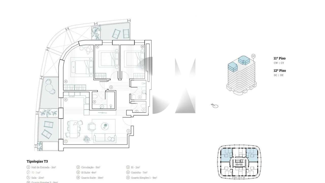 Apartamento T3 – Lake Towers - Grande imagem: 2/8