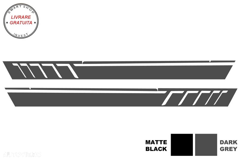 Bandouri Laterale Mercedes G-Class W463 (1989-2017) cu Stickere Laterale si Lampi - livrare gratuita - 7