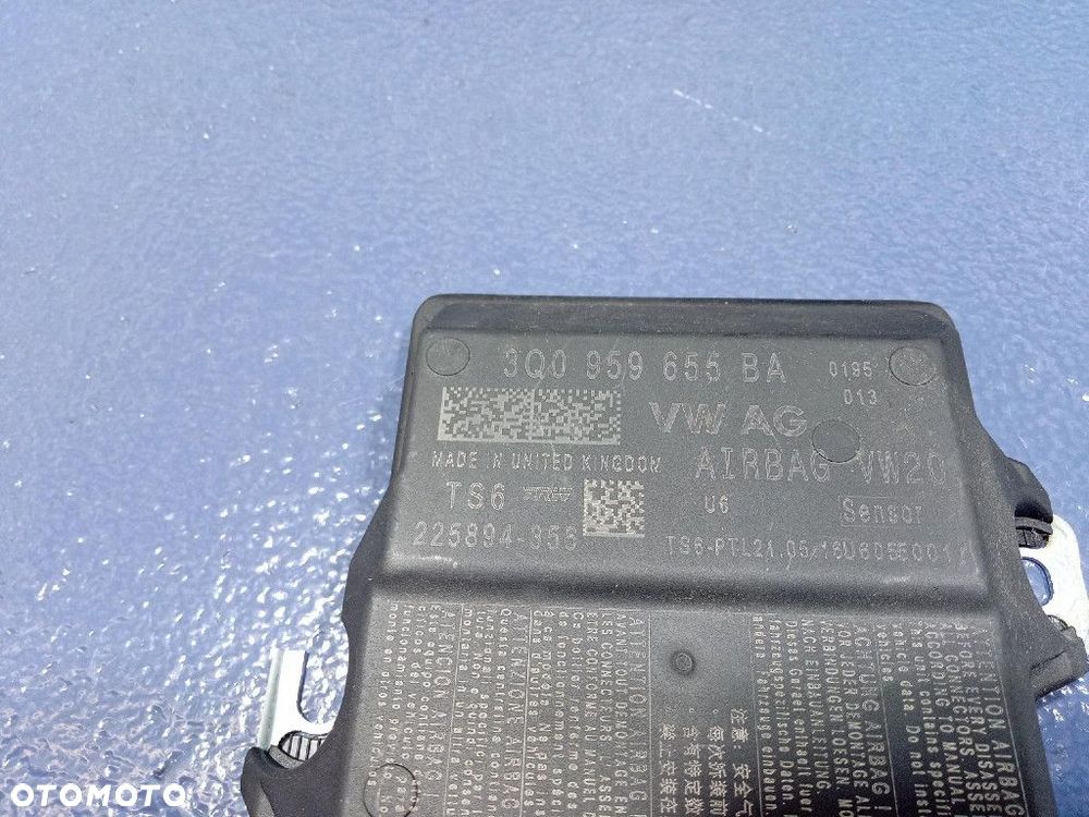 VW PASSAT B8 DESKA ROZDZIELCZA PODUSZKI PASY 3G1857003AL KPL - 5