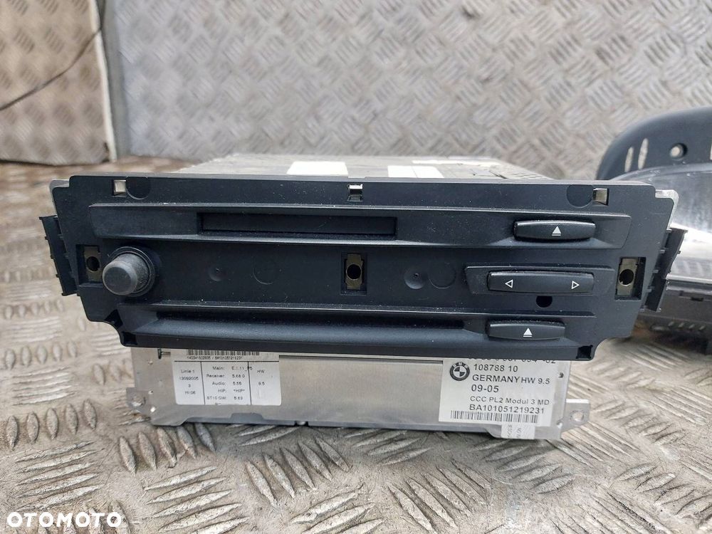CZYTNIK NAWIGACJI + PANEL IDRIVE + WYŚWIETLACZ BMW E90 6987694 6973672 - 2