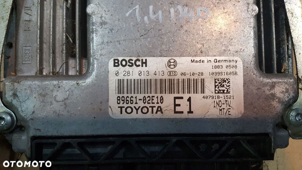 toyota corolla e15 auris 07-09 1.4 d4d komputer - 2