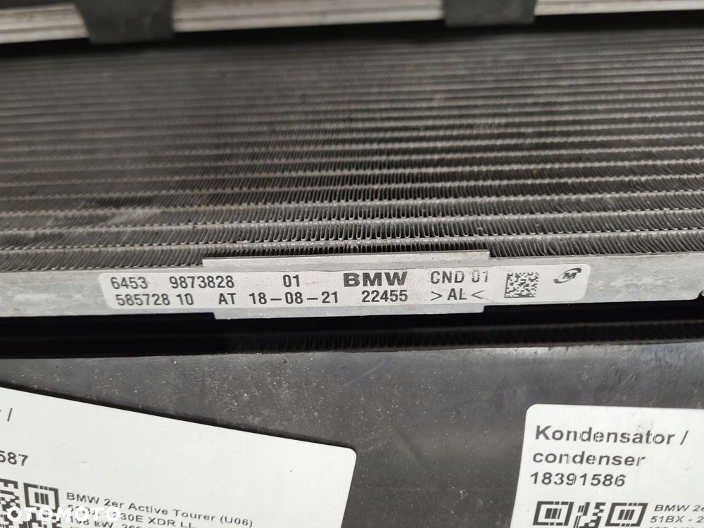 BMW 2 U06 KOMPLET CHŁODNIC CHŁODNICE WENTYLATOR 230e 198KW 269KM HYBRYDA - 5