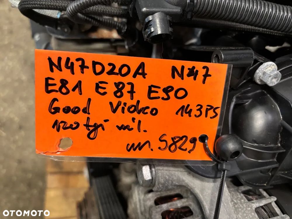 Silnik kompletny BMW e81 e87 film video n47 n47d20a 143ps - 3