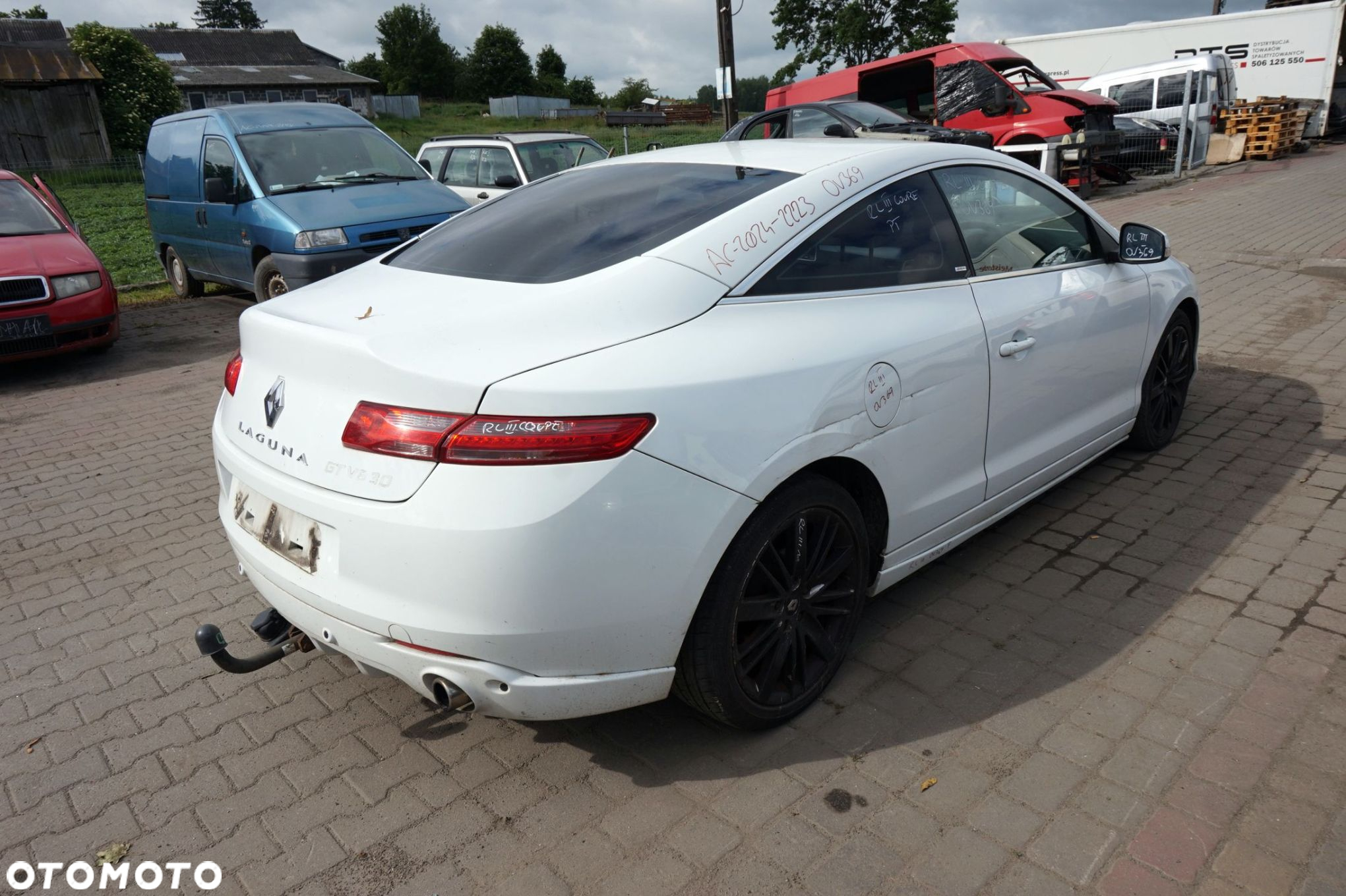 RENAULT LAGUNA III PH1 COUPE 2011 OV369 3.0 DCI V6 V9X891 235KM AJ0006 BIAŁY na części - 5