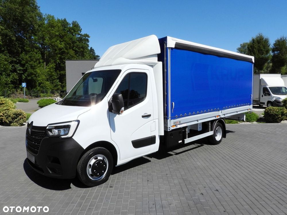 Renault MASTER PLANDEKA 10 PALET TEMPOMAT NAWIGACJA LEDY PNEUMATYKA BLIŹNIACZE KOŁA KLIMATYZACJA  165KM - 19