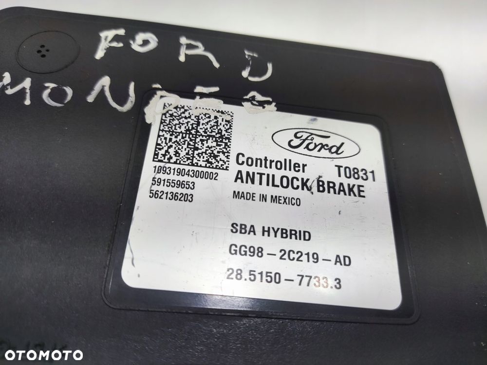 pompa sterownik abs ford mondeo mk5 v hybryda gg98-2c555-ad gg98-2c219-ad - 9