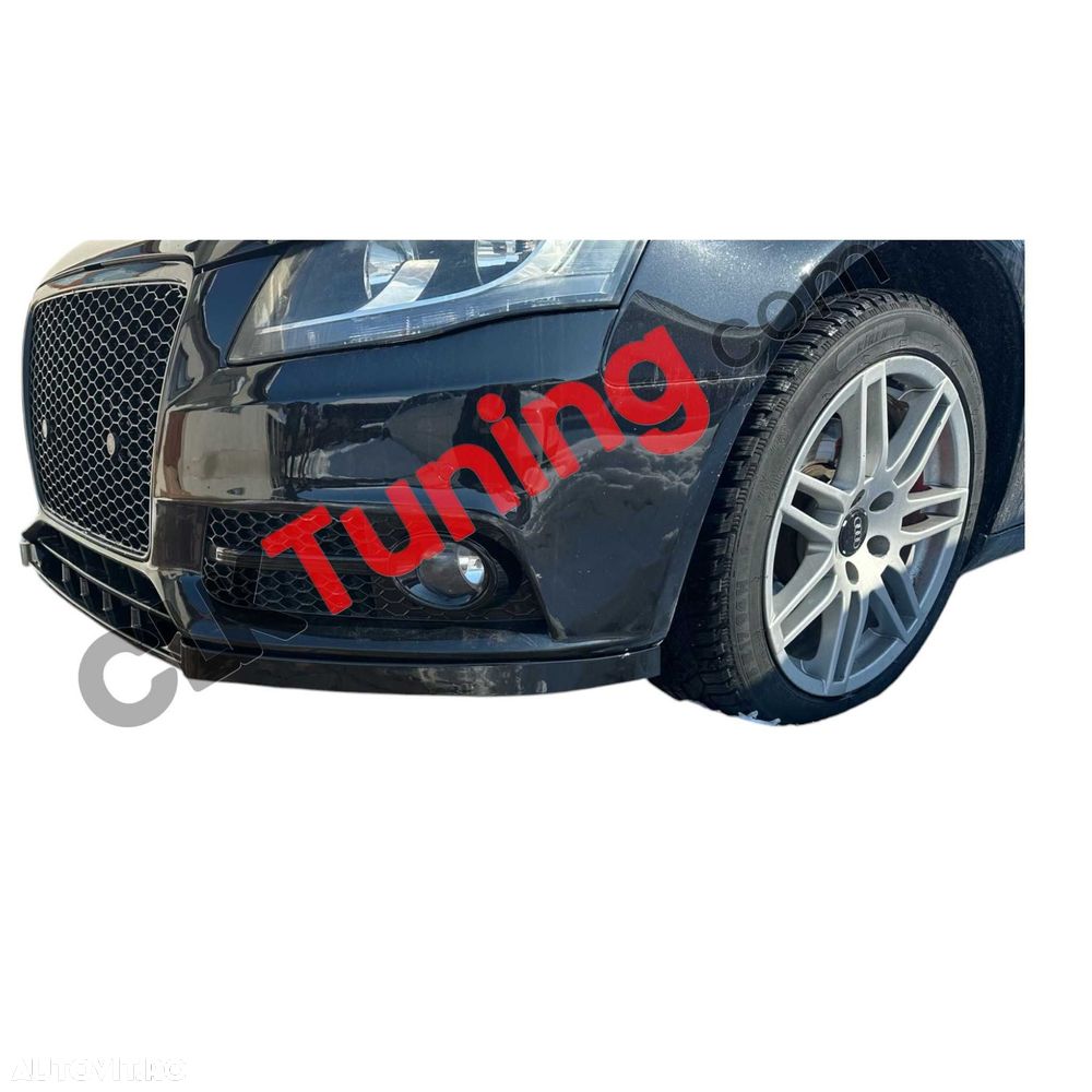 Lip prelungire tuning pentru bara fata dedicat pe Audi A4 B8 - 7