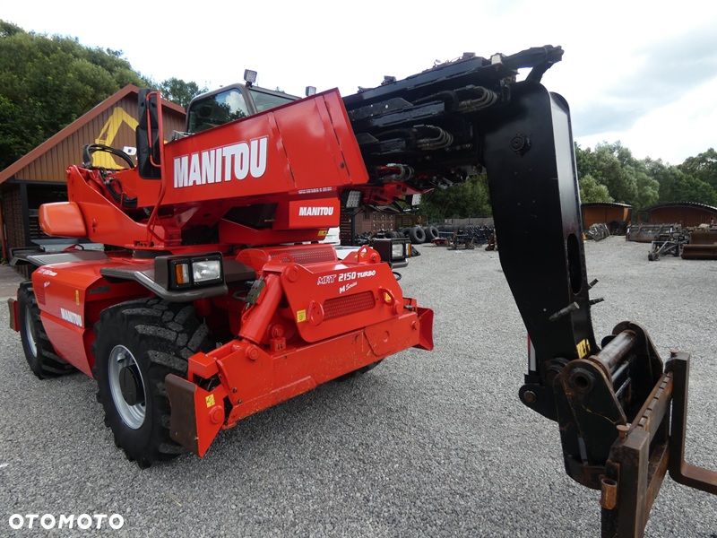 Manitou MRT2150 ROTO / Sprowadzona / Pilot , wciągarka, łyżka + widły / - 20