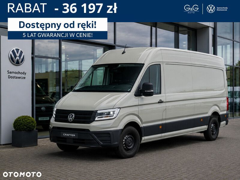 Volkswagen Crafter L4H3 | 177 KM | Automat | Full LED | ergoComford| Hak | Kamera | Digital Cockpit - 1