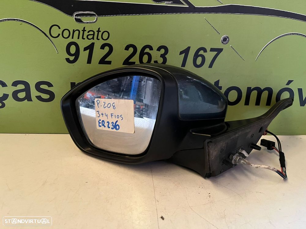 Peugeot 208 I - ESPELHO RETROVISOR ESQUERDO - ER236 - 3