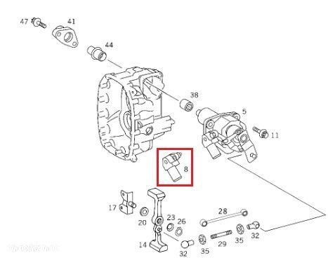 MERCEDES SPRINTER 901-905 Czujnik swiatel cofania - 3