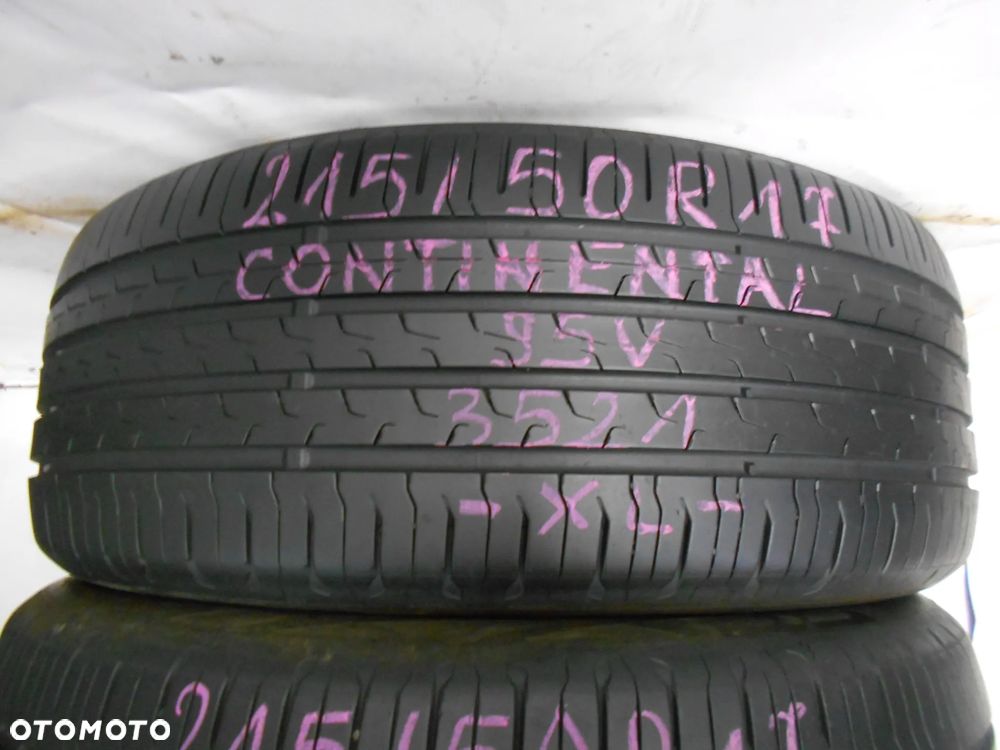 OPONY 215/50R17 CONTINENTAL ECO CONTACT 6XL DOT 3521 6.2MM - 2