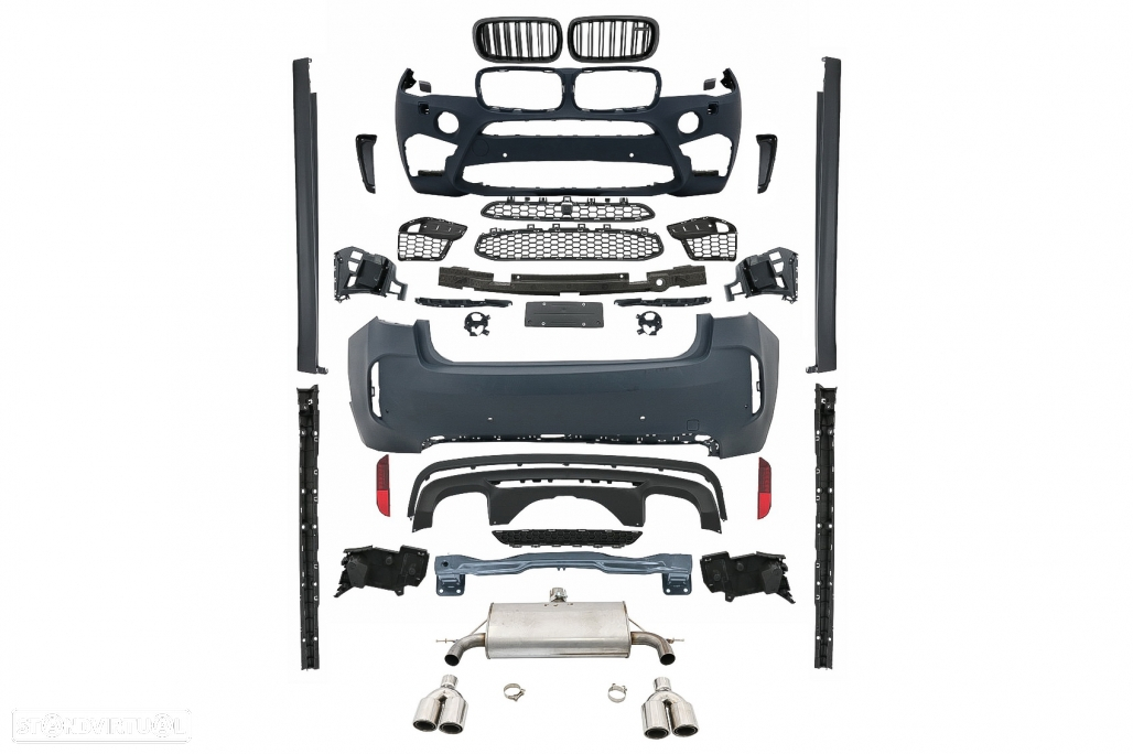 Body Kit Bmw X6 F16 (2015 a 2020) Look X6M - 17