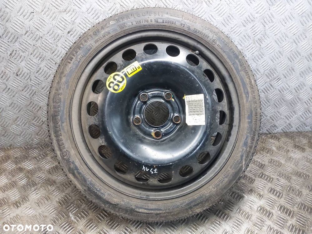 ORGANIZER WKŁAD BAGAŻNIKA + DOJAZDÓWKA 5x110 4Jx16 115/70R16 OPEL ASTRA H - 7