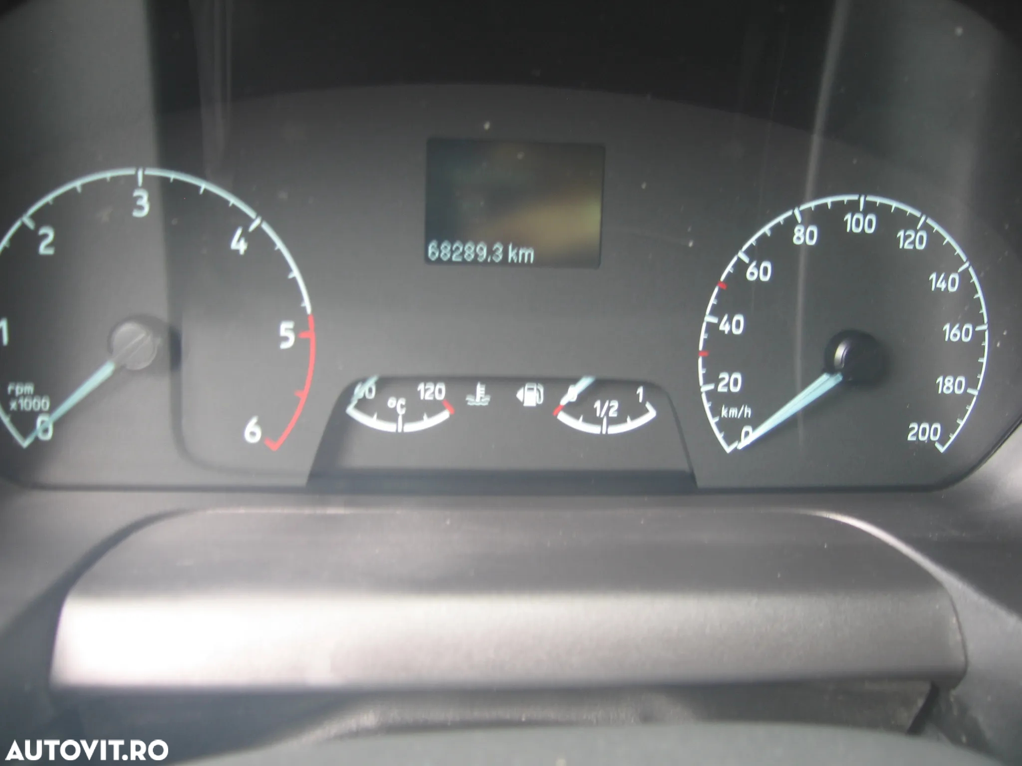 Ford TRANSIT 3 LOC. PLATFORMA cu PRELATA , AC. - 2