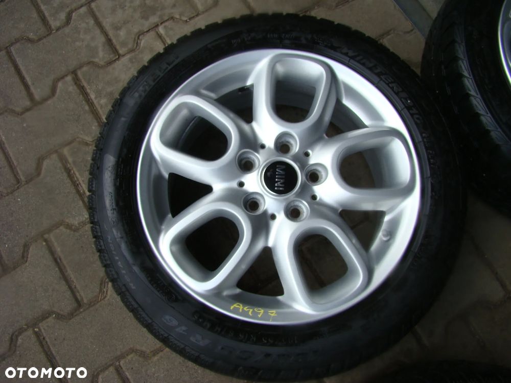 a497 5x112 Mini Cooper One F55 F56 F57 6,5jx16 opony 195/55 r16 zima czujniki tpms - 5