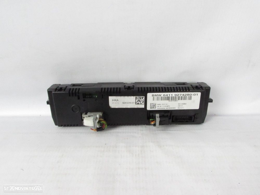 Painel AC / Ar Condicionado Automático Seminovo/ Original BMW 1 (E81)/BMW 3 (E90... - 2