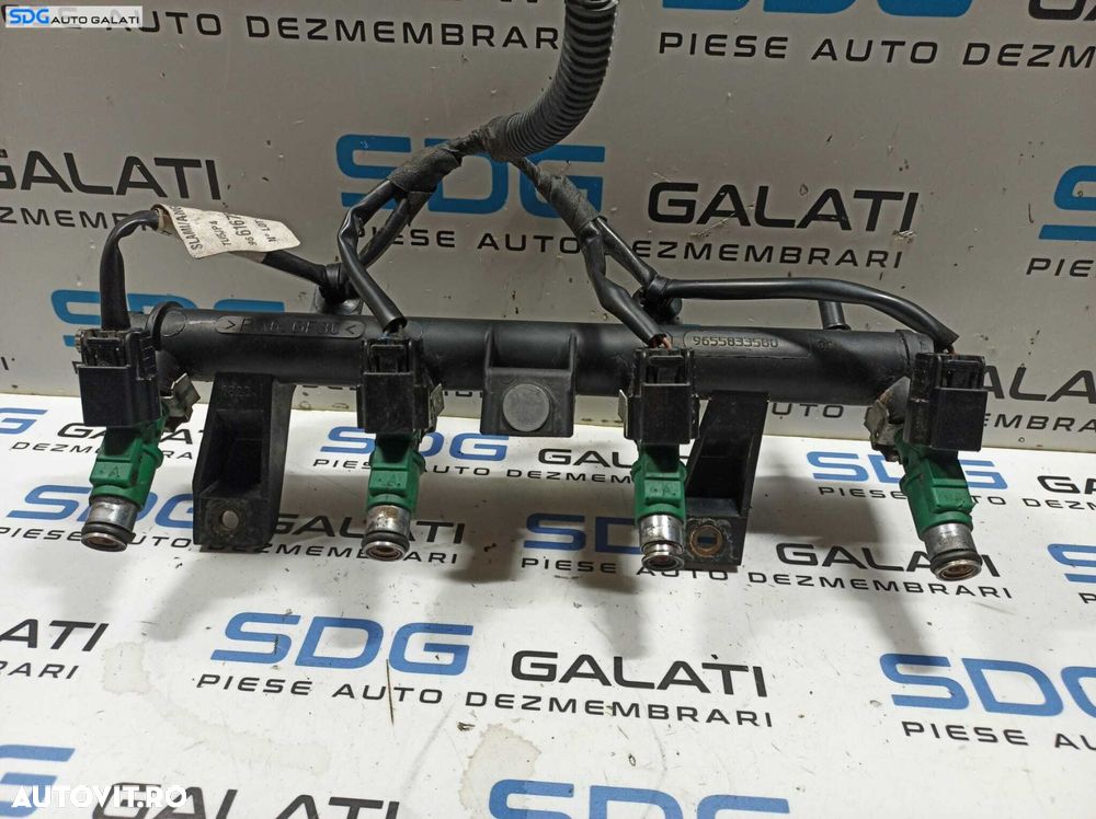 Rampa Injector Injectoare Peugeot 307 1.6 i Benzina 2002 - 2008 Cod 9655833580 01F023 29492 [X3714] - 1