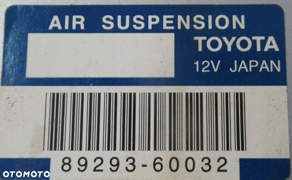 TOYOTA LAND CRUISER J120 STEROWNIK KOMPUTER ZAWIESZENIA 8929360032 - 4