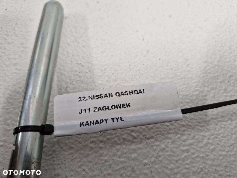 nissan qashqai ii 2 j11 zagłówek kanapy tył tylny środkowy - 6