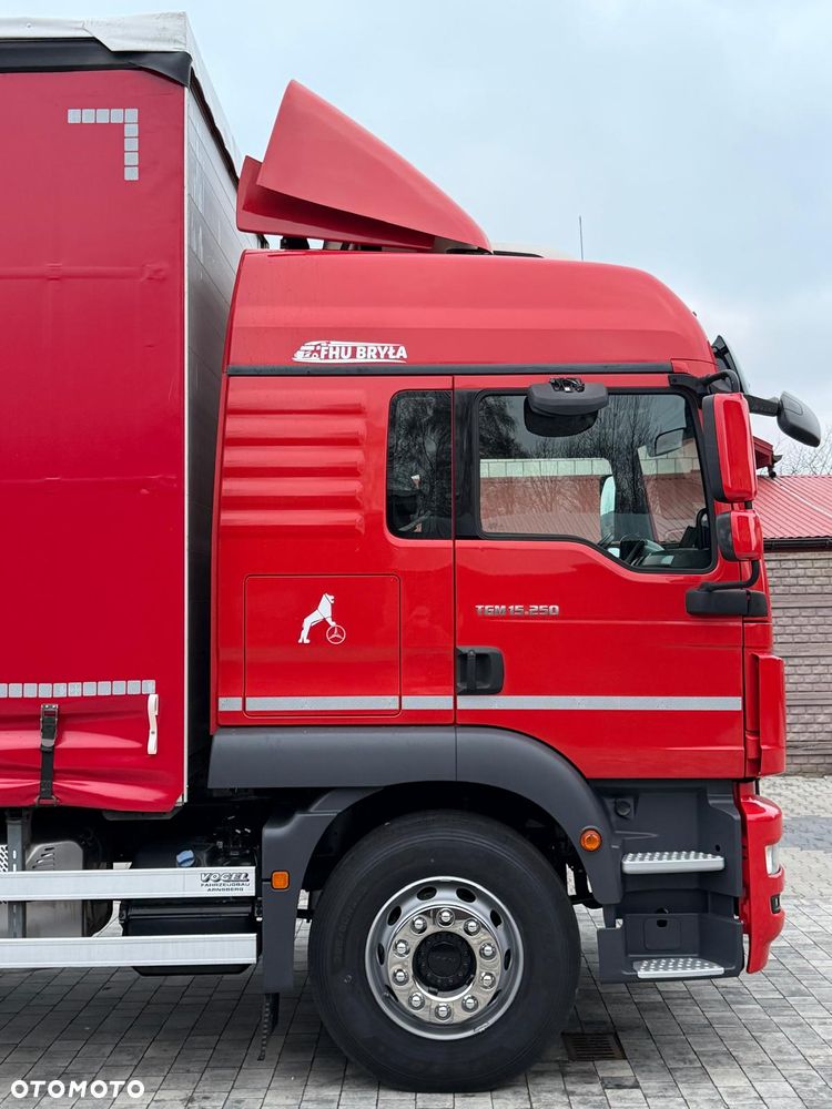 MAN TGM 15.250 / FIRANKA / 2018R / KLIMA POSTOJOWA /SPROWADZONY / 20 PALET / E6  / WINDA / - 7