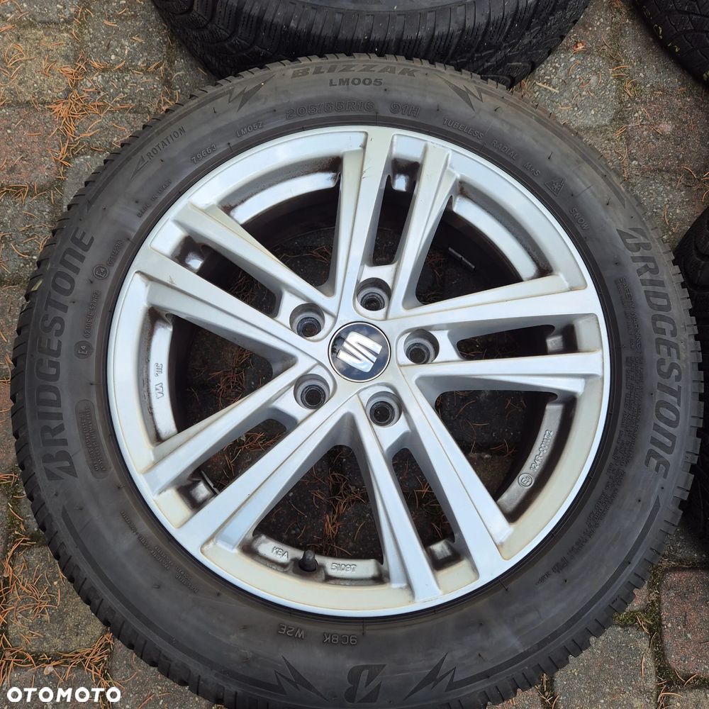 ZIMA KOŁA 205/55 R16 SEAT LEON ALHAMBRA TOLEDO ALTEA VW GOLF AUDI A3 OCTAVI - 3