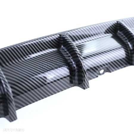 Difuzor Bara Spate M Performance Ev Dubla Stanga BMW F30 F31, CARBON - 8