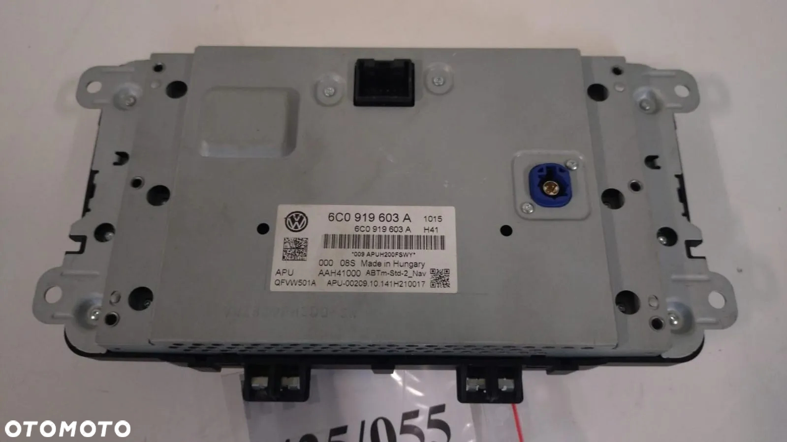 RADIO EKRAN MONITOR WYŚWIETLACZ LCD NAWIGACJI POLO 6C0919603A NO 425/055 - 2