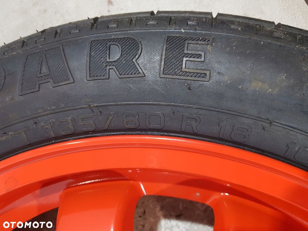 KOŁO DOJAZDOWE ZESTAW 2R83-1007-RA 18 5X108 JAGUAR XF XJ 5X108 135/80 R18 - 5