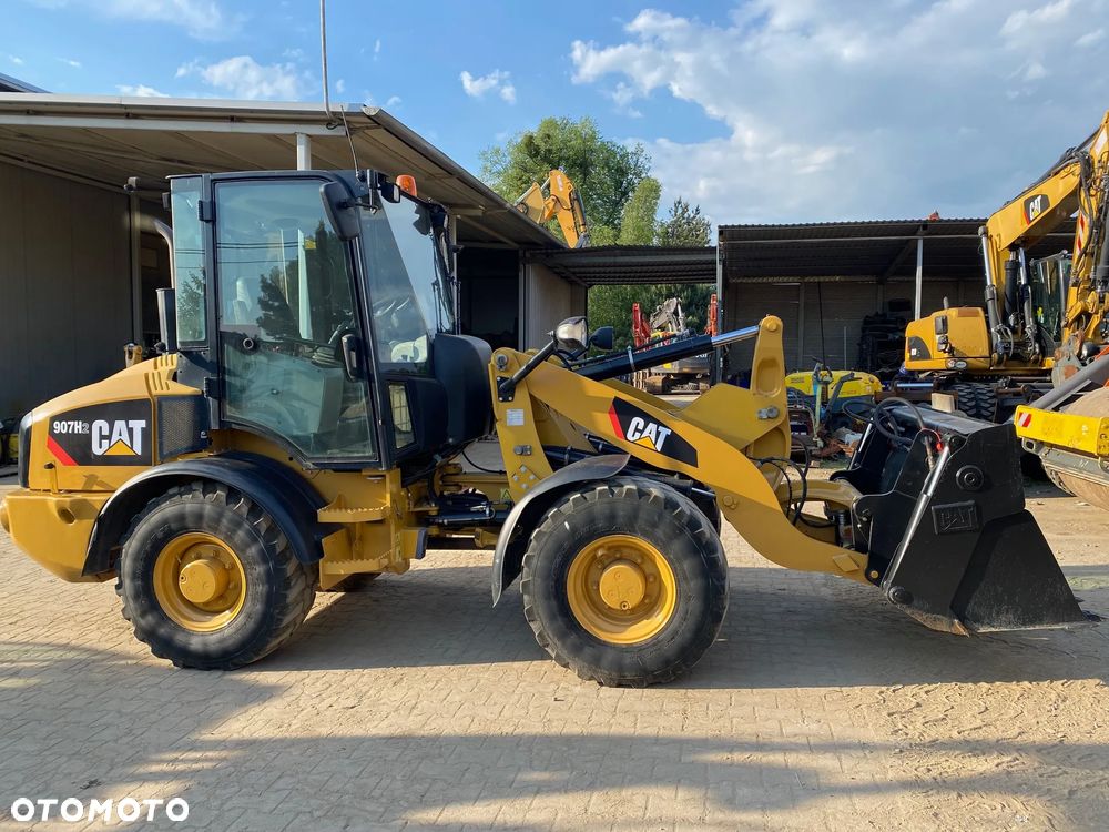 Caterpillar CAT 907H2, 5800 MTH, ŁYŻKA OTWIERANA + WIDŁY, z NIEMIEC, - 9