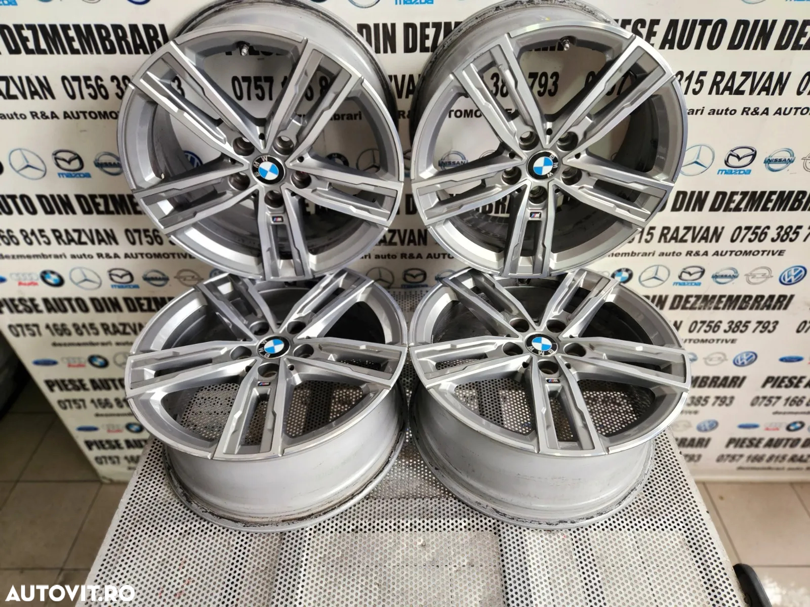Set Jante Originale Bmw R17 Style 550M F40 F44 F45 Mini Cod  Cu Senzori Presiune - Dezmembrari Arad - 2