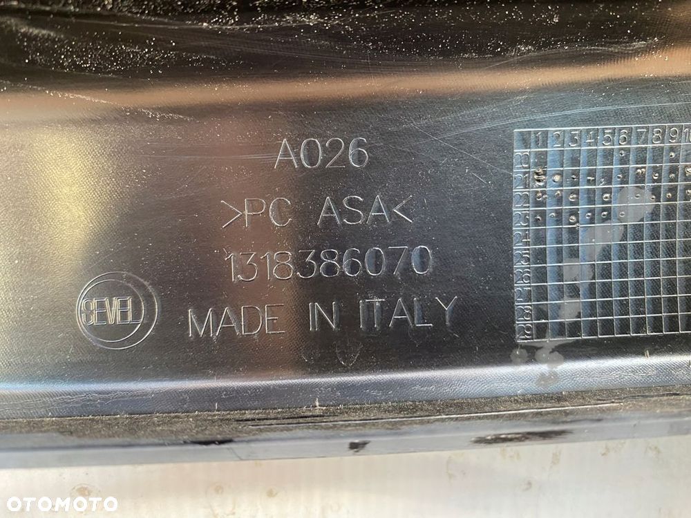 FIAT DUCATO LIFT 21- atrapa ORYGINALNA SREBRNA NOWA 1318386070 - 11