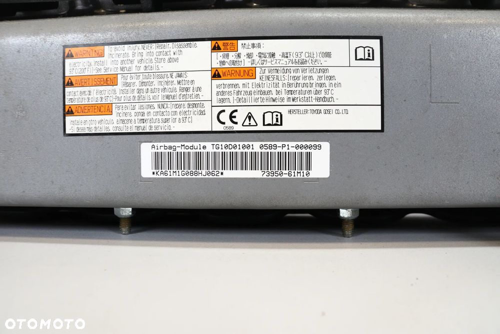 Poduszki AIRBAG PASY Suzuki SX4 S-Cross (13-) ORYGINAŁ DEMONTAŻ - 9