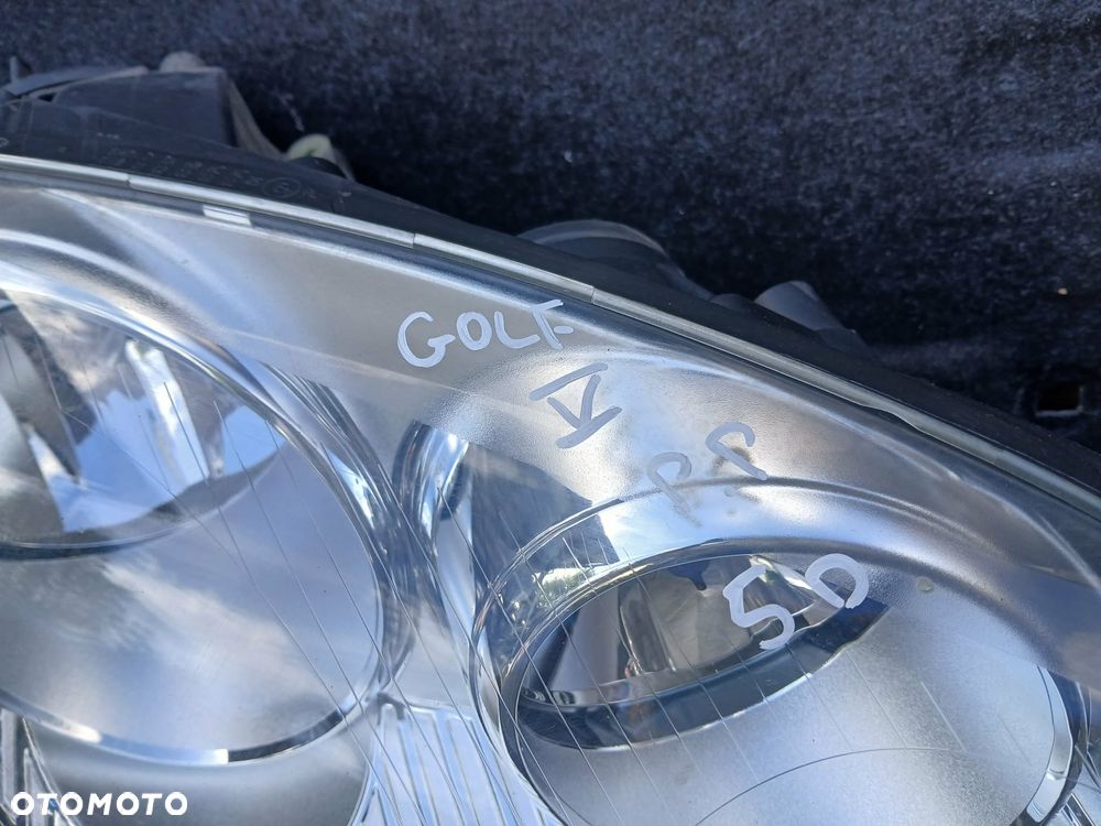 Volkswagen Golf 5 V lampa przednia prawa, lewa - 2
