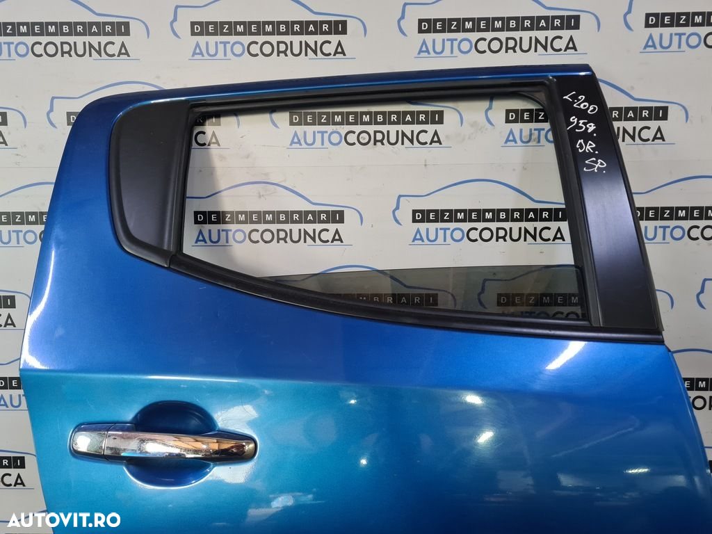 Usa Dreapta Spate Mitsubishi L200 V 2015 - 2018 SUV 4 Usi ALBASTRU D23 (958) - 3