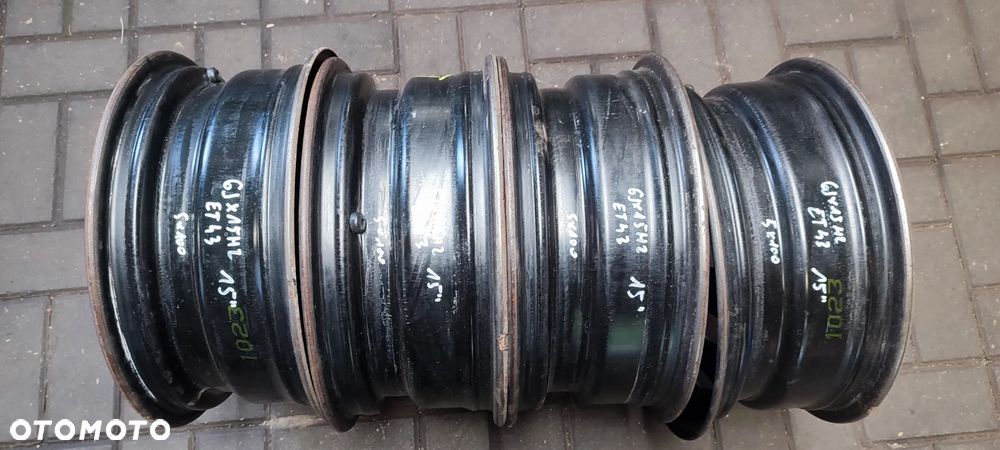 FELGI STALOWE 5x100 6Jx15 CALI ET43 SEAT SKODA VW AUDI 6Q0601027M ROOMSTER FABIA III POLO 6R 9N A1 SEAT IBIZA 6J KOMPLET 4 SZTUKI - 8