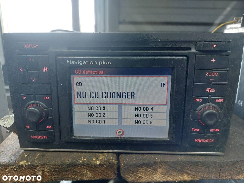 RADIO ODTWARZACZ AUDI NAVIGATION PLUS + KOD AUDI A4 B6 8E0035192B - 12