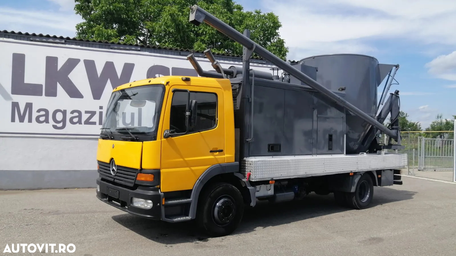 Mercedes-Benz Atego & Gmelin FNC Mobil / Animal Feed Mill and Mixer/Tierfutter Mahl und Mischanlage - 5