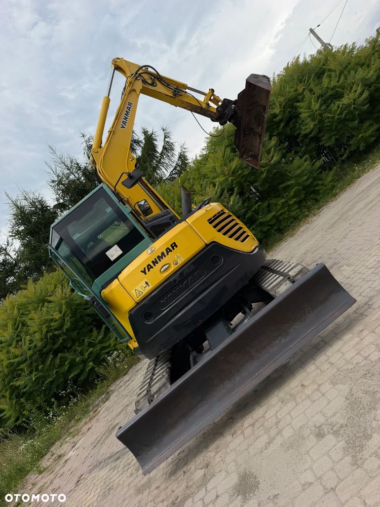 Yanmar VIO80-1A Koparka Gąsienicowa 8 ton jak Nowa z Salonu 2015 rok. KLIMATYZACJA. Łyżka skarpowa Hydrauliczna.  Szybko-złącze lenhoff hydrauliczne. Yanmar silnik 4 cylindry! Maszyna z Norwegii. Własna Pompa do tankowania ON. ani deka luzów i wycieków! OKAZJA Linia Hydr. Plus. Długie ramię PLUS. Oświetlenie LED. Wielka Okazja! Pełne sterowanie z dżojstików!! - 10