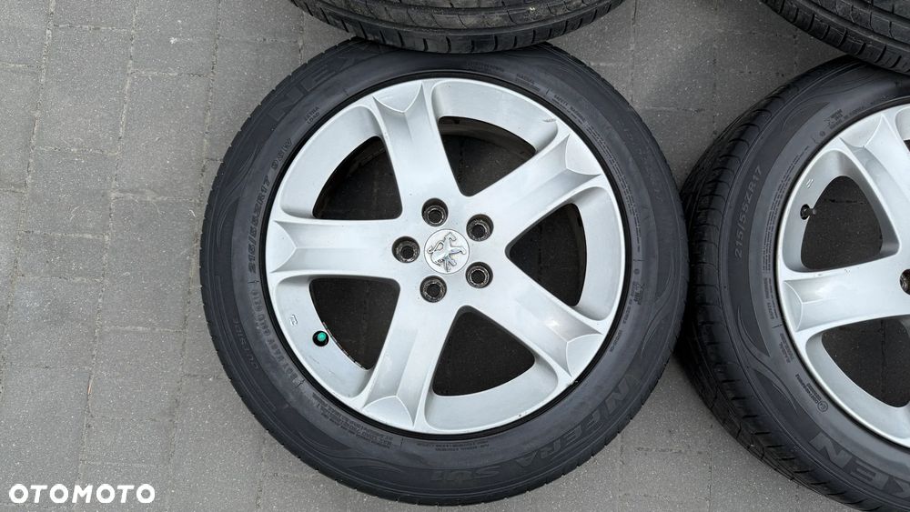 Koła r17 5x108 215/55 ET48 Peugeot Citroen Nexen felgi alufelgi COSMOS - 4