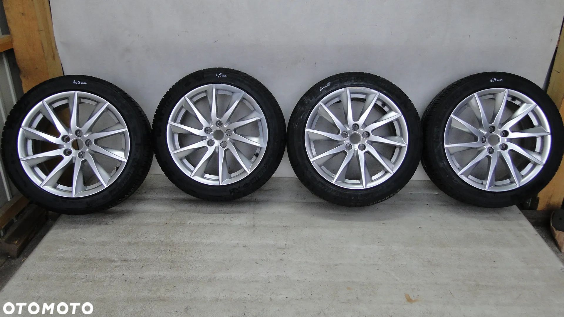 JAGUAR X-TYPE XF XJ F-PACE FELGI ALUMINIOWE OPONY 8.5x18 ET-49 245/45R18 - 1
