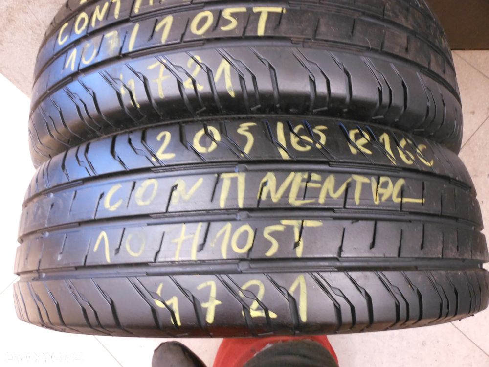 Opony 205/65r16c continental conti van contact 200 8mm lato para - 2