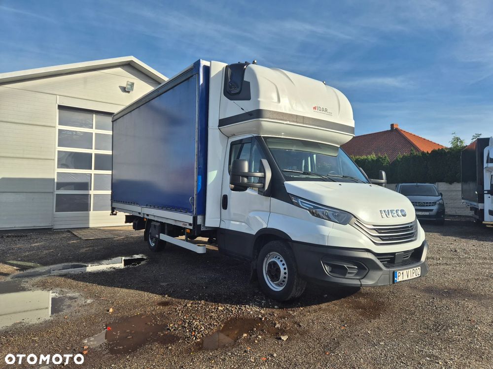 Iveco DAILY PLANDEKA 12EP 3.0 180KM MANUAL SERWIS ASO BEZWYPADKOWY ZADBANY 2023 PODUSZKI FV23% KLIMA WEBASTO 35S18 FULL LED - 7