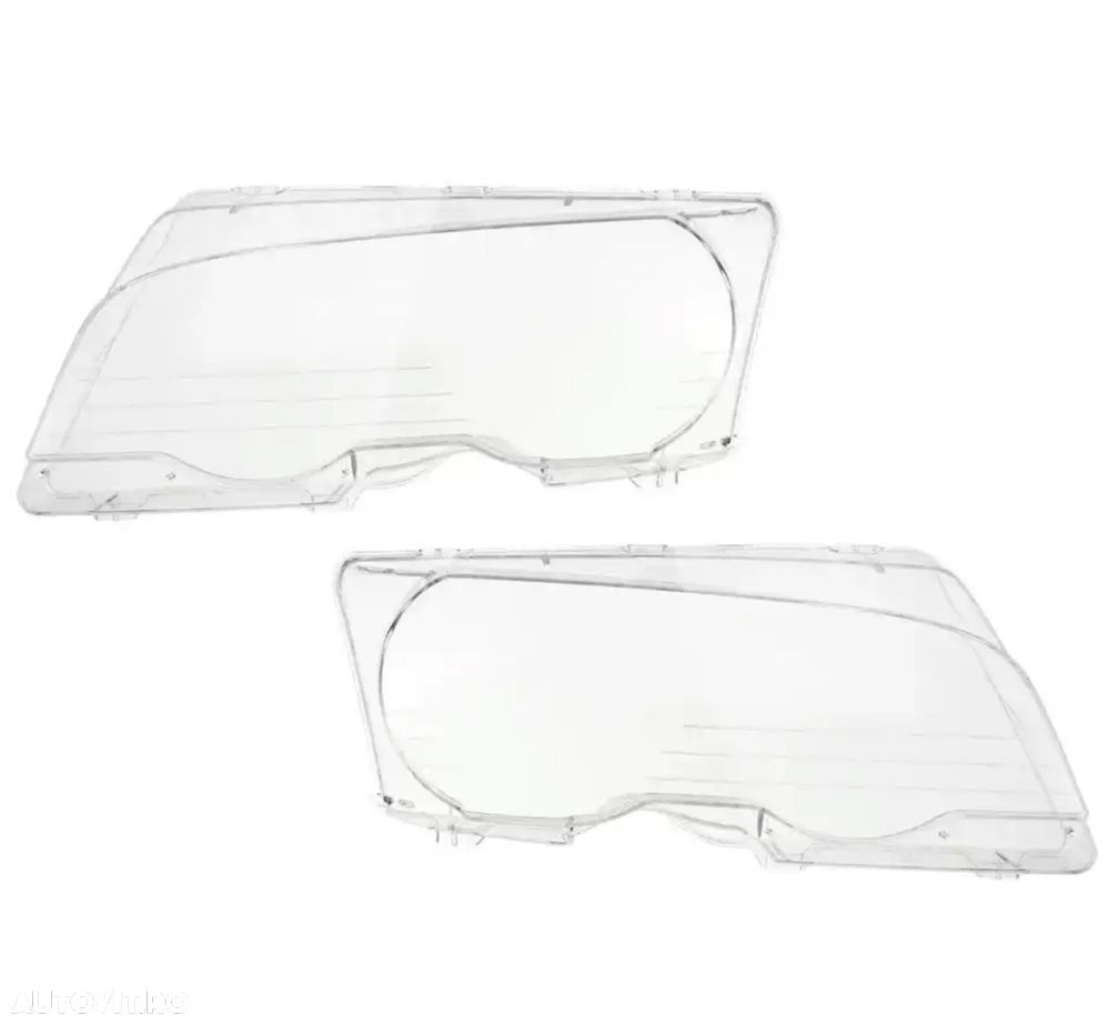 Set Sticle Far Faruri Capac Lentile Dispersor Bmw Seria 3 E46 2 Usi - 2