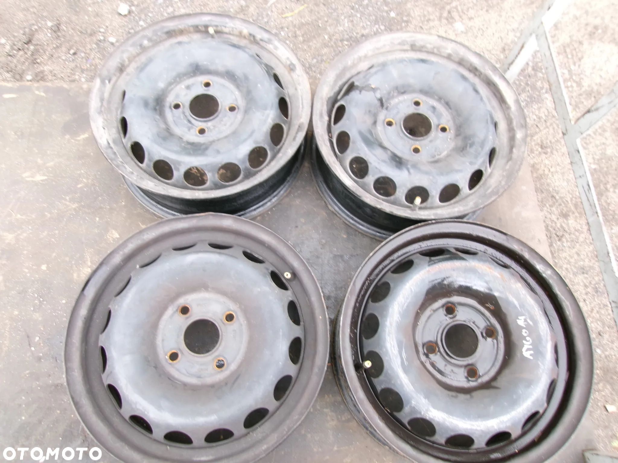 FELGA FELGI STAL 14 CALI TOYOTA AYGO C1  107  KOMPL.  4X100 - 1