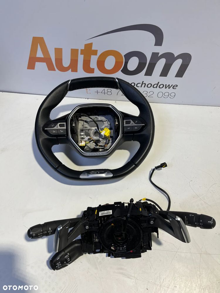 KIEROWNICA PEUGEOT 3008 II GT 98105489ZD MANETKI PRZEŁĄCZNIKI 98312545ZD - 1