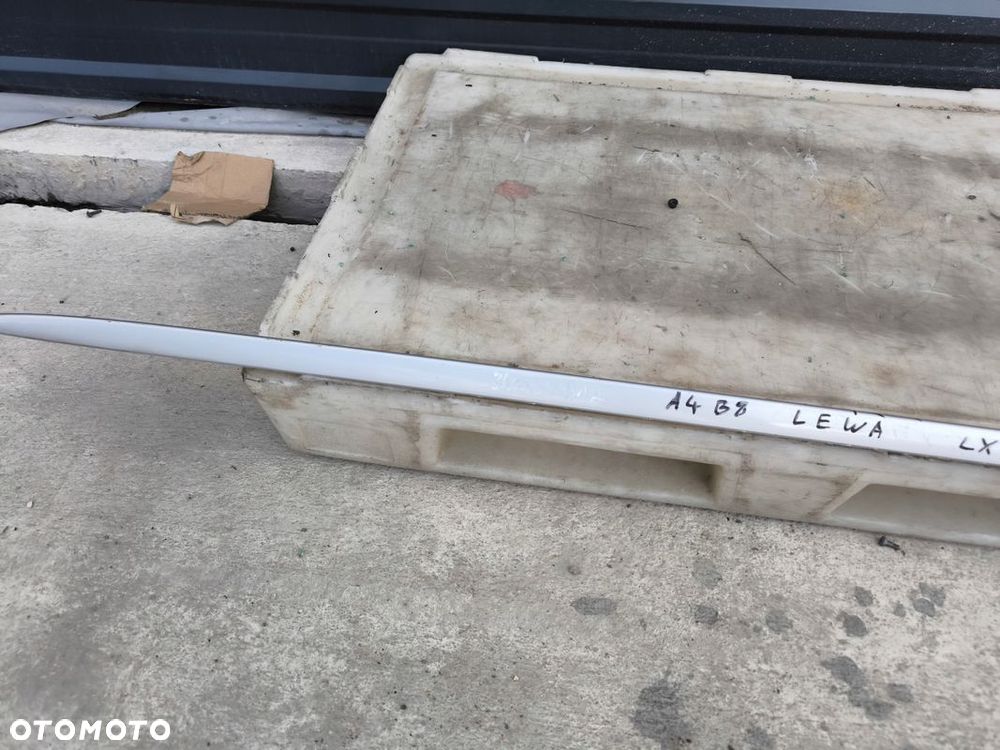 LISTWA PROGOWA LEWA AUDI A4 B8 S LINE 8K0854931A LX7W ORYGINAŁ ! - 4