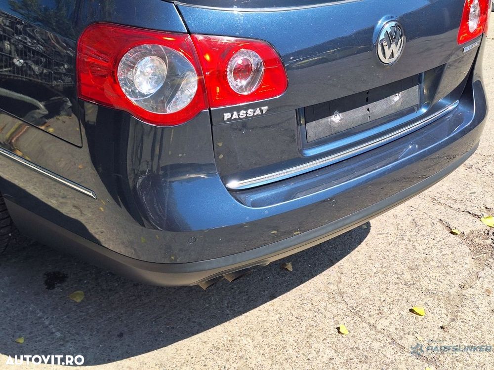 Bara spate cu gauri de senzori VOLKSWAGEN PASSAT Variant / Kombi  / Breack 3C5 2005 - 2011 albastru LC5F - 3