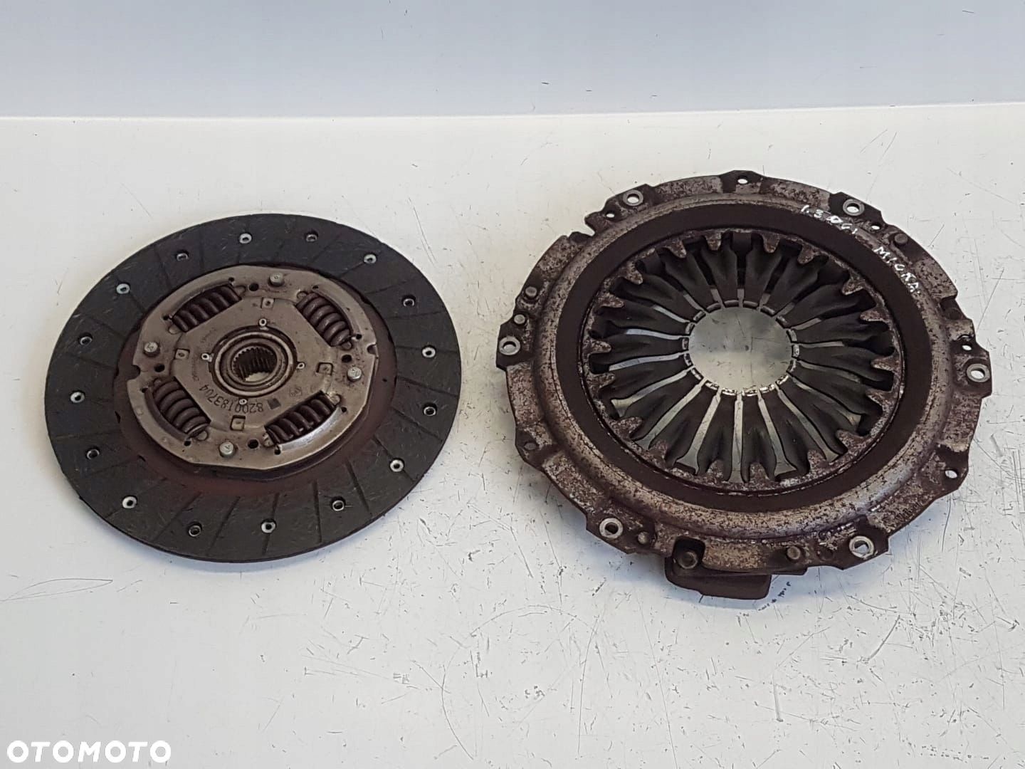 MICRA K12 1.5DCI 02- SPRZĘGŁO TARCZA DOCISK KOMPLE - 1